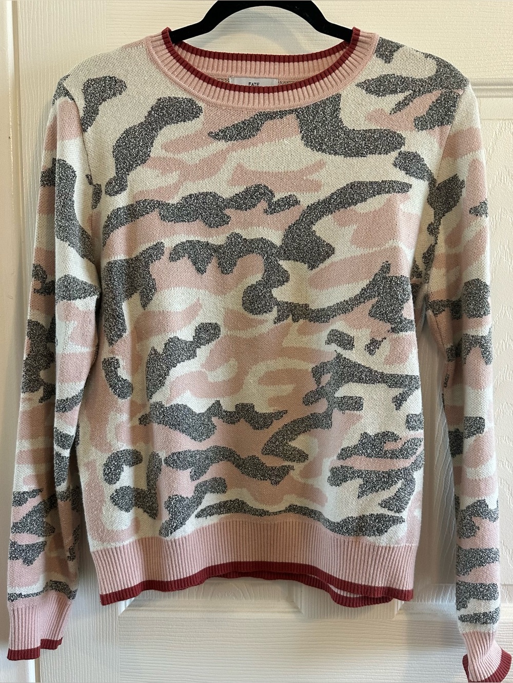 Fate Pink and Rose Crewneck Sweater